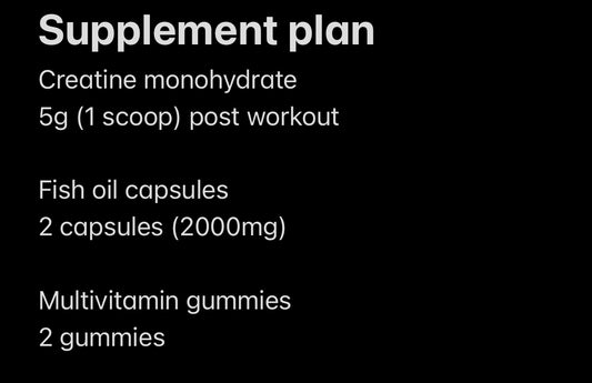 Supplement plan